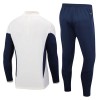 Sudadera De Entrenamiento Trajes Italia Quarter Zip 23-24 Blanca - Hombre